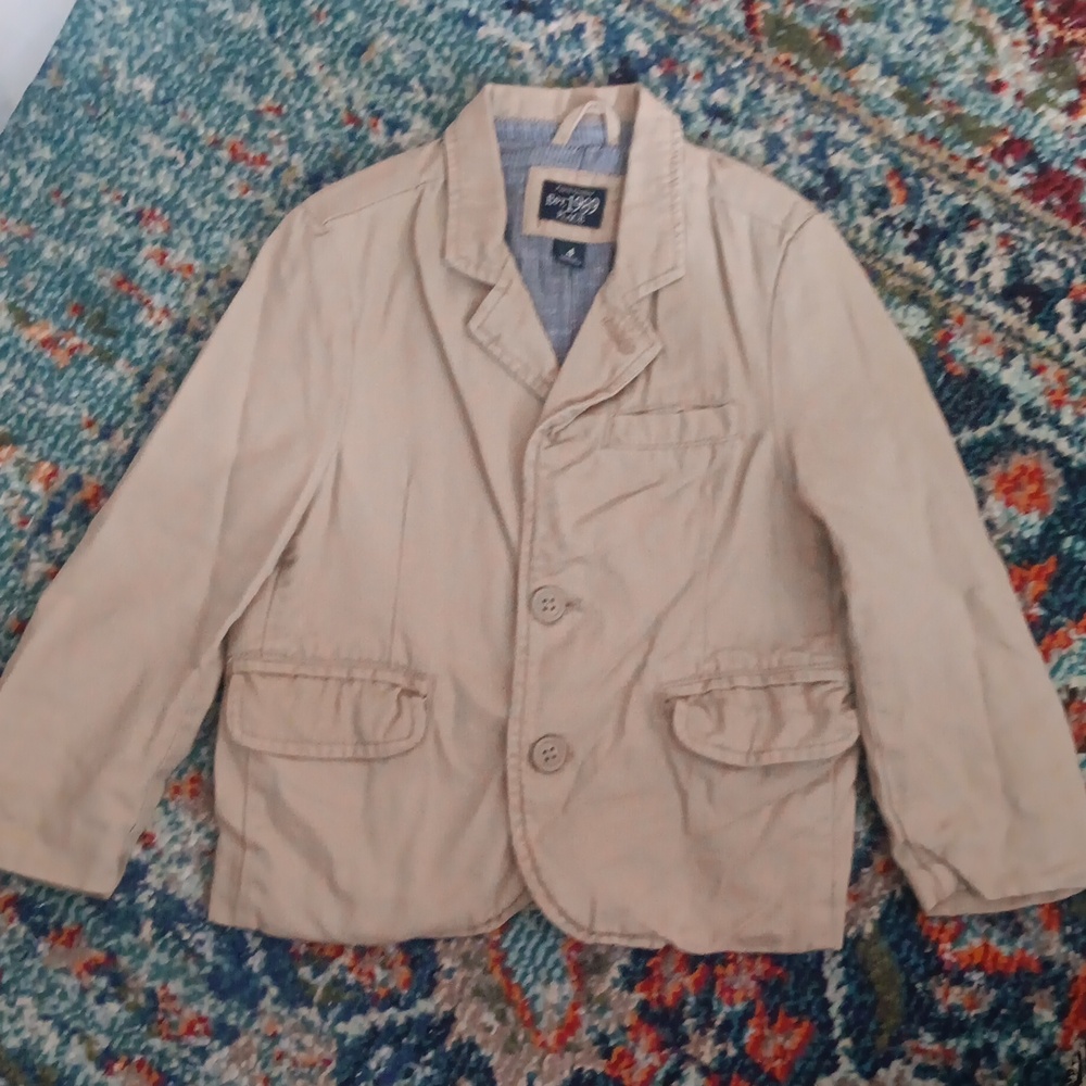 Children's place tan khaki sports coat